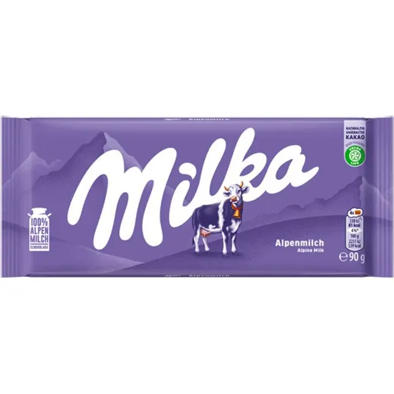 Milka Alpenmilch Schokolade, 90g