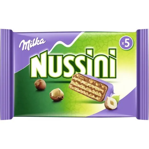 Milka Nussini Haselnuss, 5er Packung, 157,5g