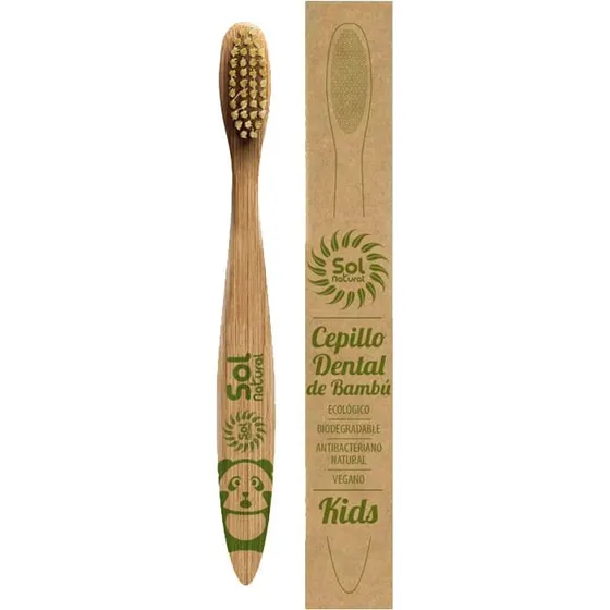 Solnatural Bambuszahnbrste fr Kinder mittelgro