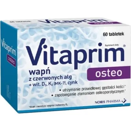 Vitaprim Osteo, 60 Tabletten zur Unterstützung der Knochendichte