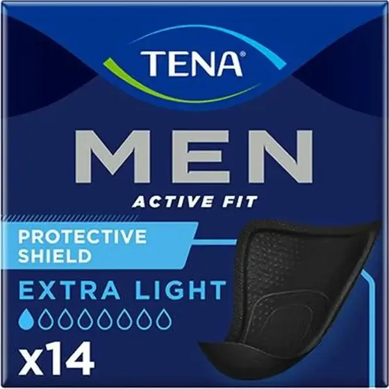 Tena Men Extra Light Anatomische Einlagen, 14 Stück