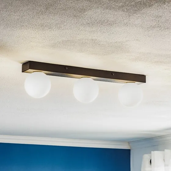 Markslöjd Mini 3 Wandleuchte IP44 Schwarz/Weiß - Modernes Glas-Design