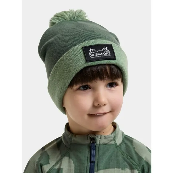 Didriksons Aspen Kids' Beanie - Strickmütze mit Bommel