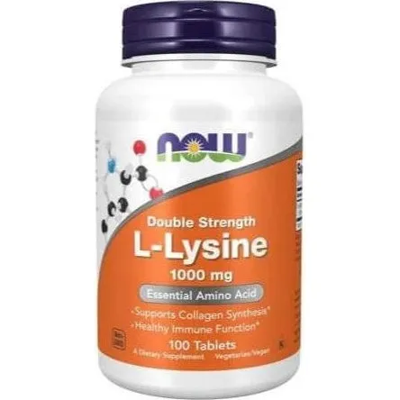NOW L-Lysin 1000mg, 100 Tabletten