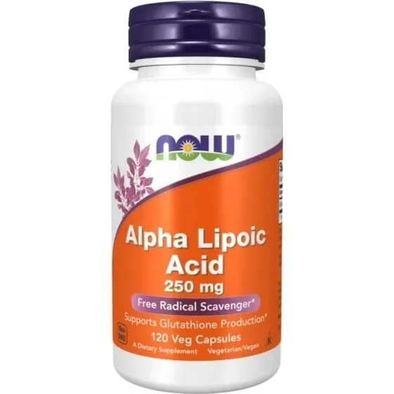 Now Foods Alpha-Liponsäure 250 mg, 120 Kapseln