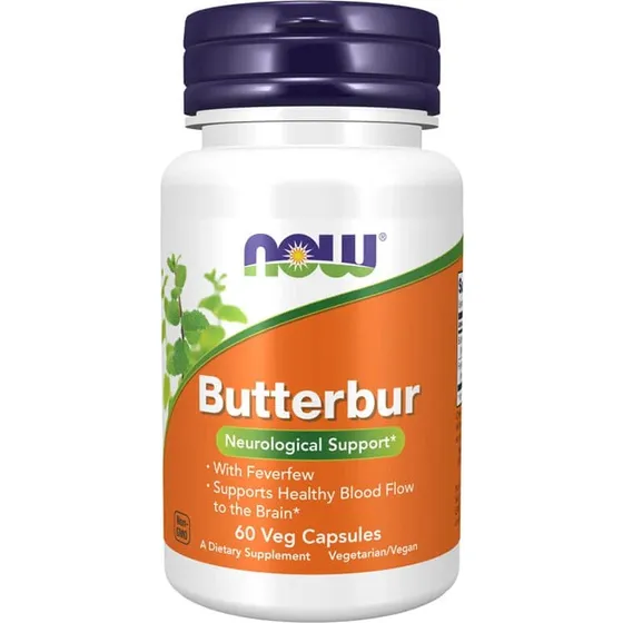 Now Foods Pestwurz mit Hagebutten, 60 vegane Kapseln