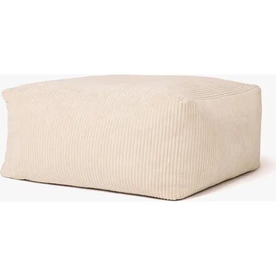 Kids Concept Sitzkissen Cord Naturweiß 85x85cm