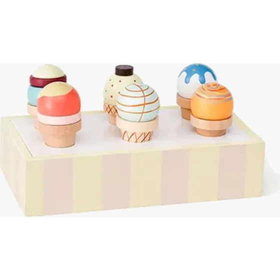 Kids Concept Waffeleis Set mit Holzständer