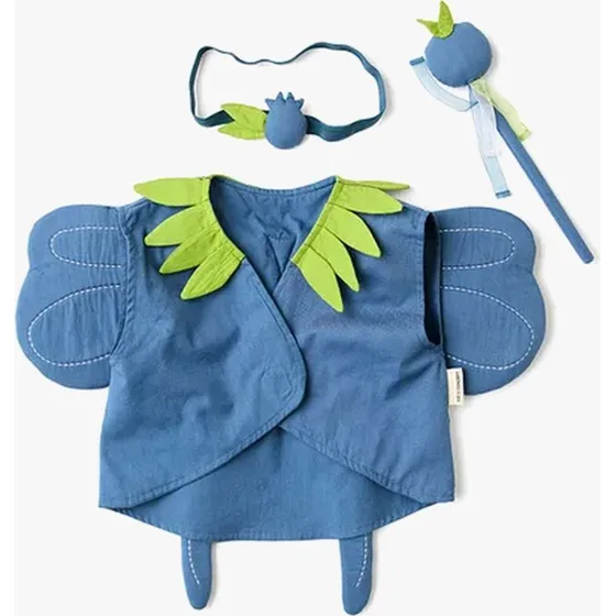 Kids Concept Blaubeer-Fee Kostüm Set