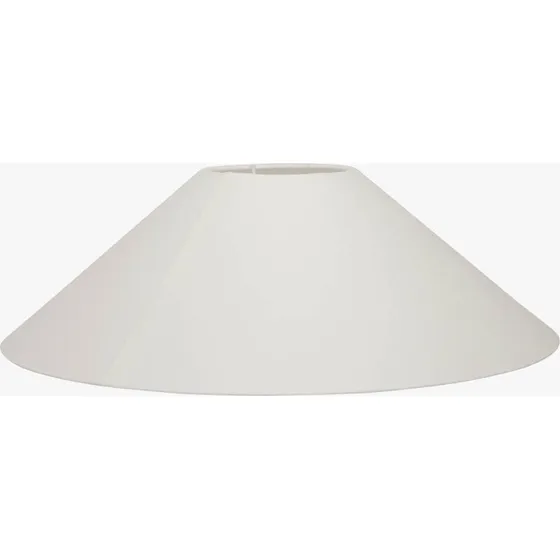 Watt&Veke Basic Flach Lampenschirm, Weiß, 36 cm