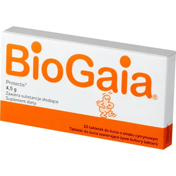 BioGaia Protectis Zitronengeschmack Kautabletten, 10 Stück