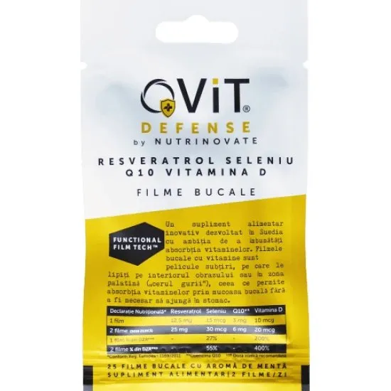 Nutrinovate QVIT Vitamin-Mundspülung, 25 Stück