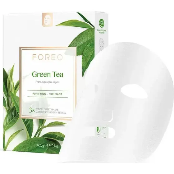 Foreo Farm To Face Sheet Mask - Grüner Tee (3er Pack)