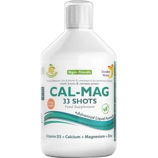 Swedish Nutra Cal-Mag Flüssig, Zitrone, 500 ml