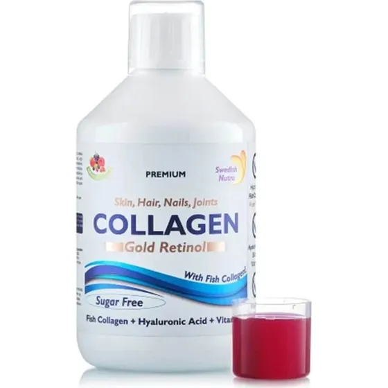 Swedish Nutra Collagen Gold Retinol, 500 ml