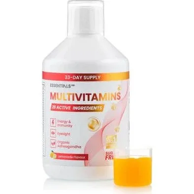 Schwedische Nutra Essentials 100 Flüssiges Multivitamin, 500 ml