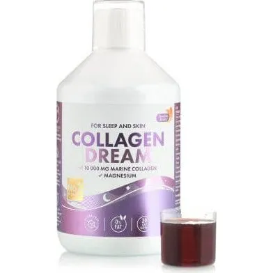Swedish Nutra Meereskollagen Typ 1 & 3 (500 ml) mit Magnesium & Tryptophan