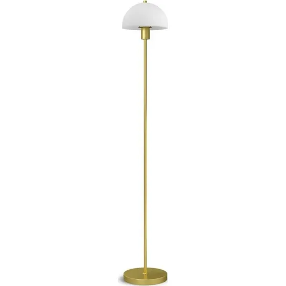 Herstal Vienda Stehleuchte Messing/Opalglas E14