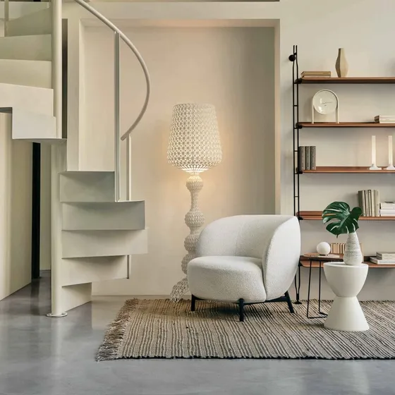 Kartell Kabuki LED-Stehlampe, Weiß