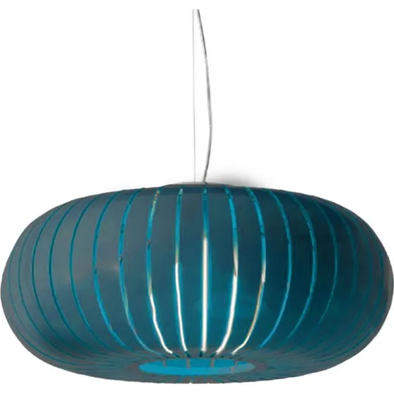 Kartell Hängeleuchte Teresa, petrol, Ø 50 cm, E27-LED