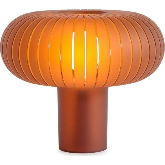 Kartell Tischleuchte Teresa Frozen, Amber, Dimmbar, E27