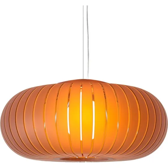 Kartell Hängeleuchte Teresa Frozen, amber, Ø 50 cm, E27