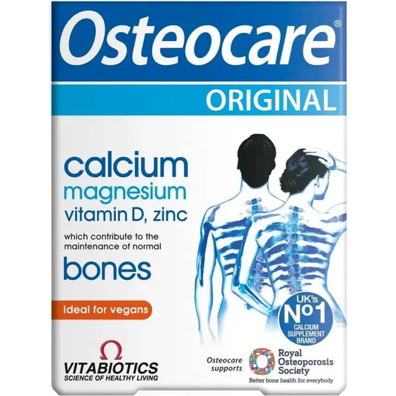 Vitabiotics Osteocare Original - Kalziumpräparat für Knochengesundheit, 30 Tabletten