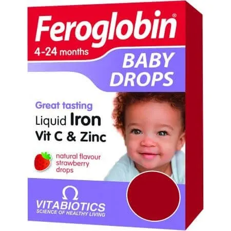 Vitabiotics Feroglobin Baby-Tropfen, 30 ml