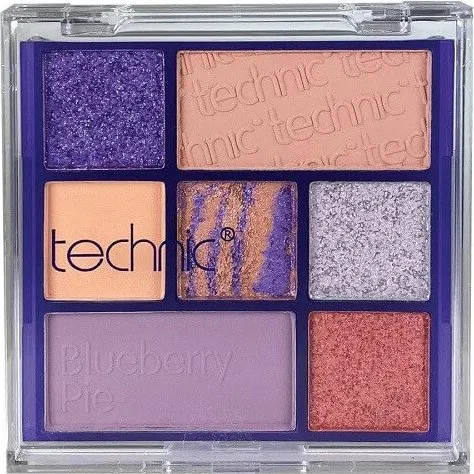 Technic Blueberry Pie Lidschatten-Palette, 7 Farben