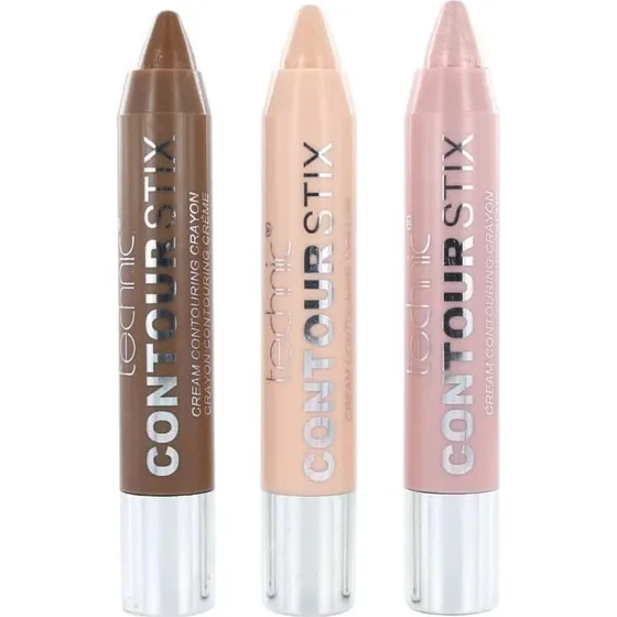 Technic Contour Stix Set mit 3 cremigen Kontur- und Highlight-Stiften