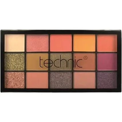 Technic Cinnamon Swirl Lidschatten-Palette, 15 Farben