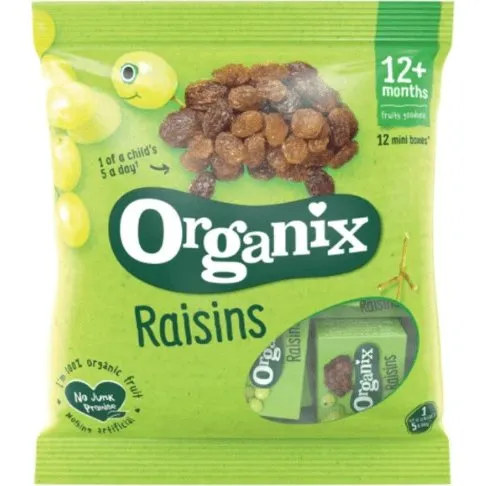 Organix Bio-Rosinen für Babys ab 12 Monaten, 168 g