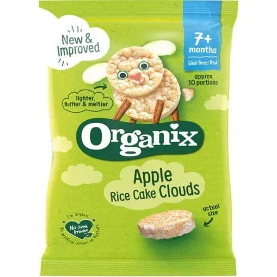 Organix Bio-Reiskugeln mit Äpfeln, +7 Monate, 40 g