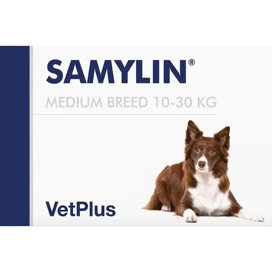 VetPlus Samylin Medium Breed, 30 Tabletten zur Leberunterstützung