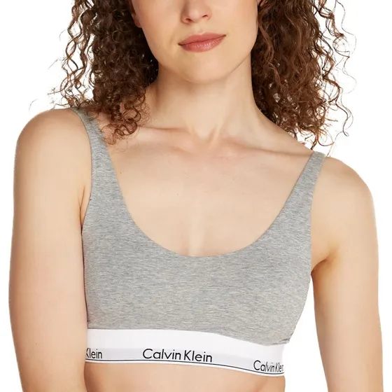 Calvin Klein Modern Cotton Bralette Grau
