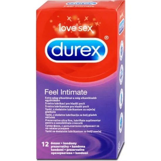 Durex Feel Intimate Kondome, 12 Stück