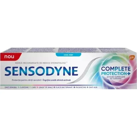 Sensodyne Complete Protection+ Zahnpasta, Cool Mint, 75 ml
