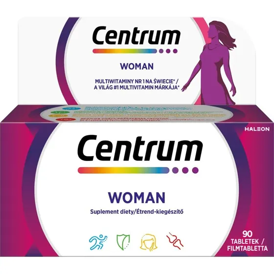Centrum Woman Multivitamin & Mineralstoffpräparat, 90 Tabletten