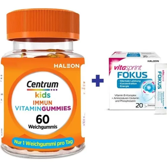 Centrum Kids Immun Vitamin Gummies, 60 Stück, Orangengeschmack