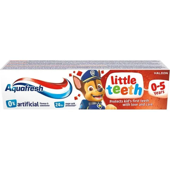 Aquafresh Little Teeth Paw Patrol Zahnpasta für Kinder 3-5 Jahre, 50 ml