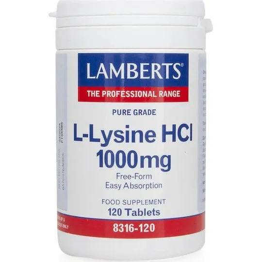 Lamberts L-Lysin HCL 1000mg - 120 Tabletten