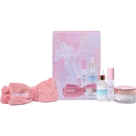 Sunkissed Skin Boosting Set mit Hyaluronsäure & Haarband
