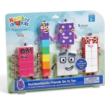 Hand2Mind Numberblocks Figurenset 6 bis 10 für Kinder ab 3 Jahren