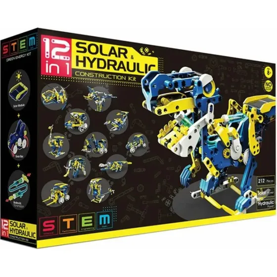 The Source 12-in-1 Solar- und Hydraulikroboter Bausatz