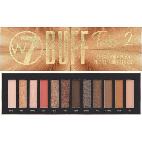 W7 Buff Take 2 Lidschattenpalette mit 12 Farben