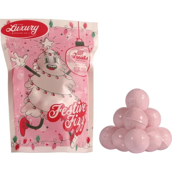 The Luxury Bathing Festive Fizz Geschenkset Badekugeln (10x15g)