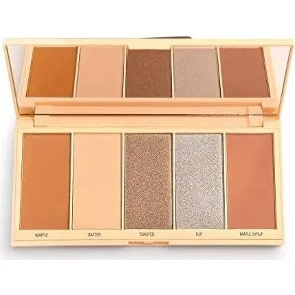 I Heart Revolution Waffel 5er Gesichtspuder-Palette