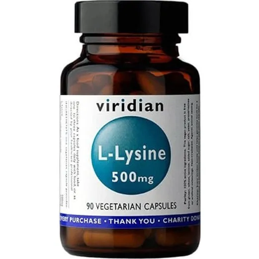 Viridian L-Lysin 500 mg - 90 Kapseln
