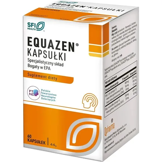 Equazen Nahrungsergänzungsmittel mit EPA & Nachtkerzenöl, 60 Kapseln