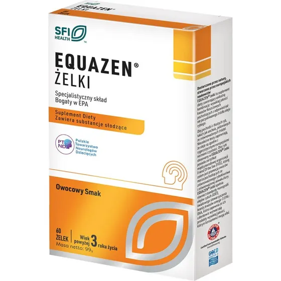 Equazen Gelee Omega-3 & Omega-6 Fruchtgeschmack, 60 Stück